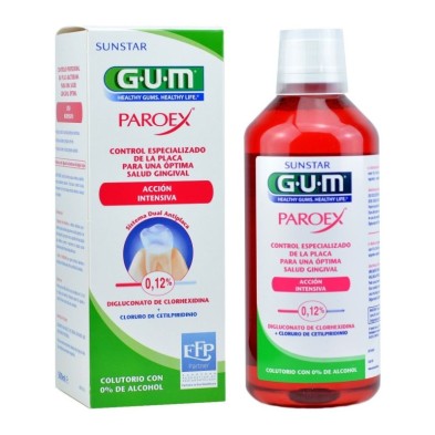Gum paroex colutorio tratamiento intensivo 500ml Gum - 1