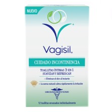 Vagisil incontinencia toallitas 12und Vagisil - 1