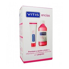 Vitis pack encías pasta 100ml + colutorio 500ml Vitis - 1
