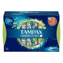 Tampax compak tampones pearl super 36u Tampax - 1