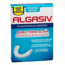 Algasiv almohadillas adhesivas dentadura inferior 30uds Algasiv - 1