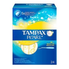 Tampax tampones pearl regular 24 uds Tampax - 1