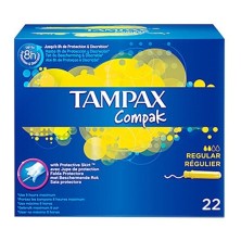Tampax tampones compak regular 22u Tampax - 1