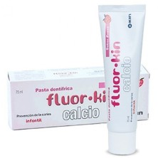 Fluorkin calcium pasta dental fresa 75ml Fluorkin - 1