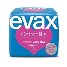 Evax compresas cottonlike normal 16 uds Evax - 1