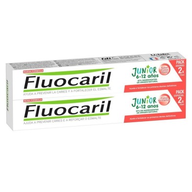 Fluocaril junior gel frutos rojos 75mx2u Fluocaril - 1