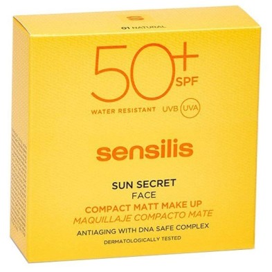 Sensilis sun secret maquillaje compacto mk02 gold 10g Sensilis - 1