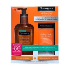 Neutrogena visibly clear hidratante oil-free + limpiador jabón Neutrogena - 1