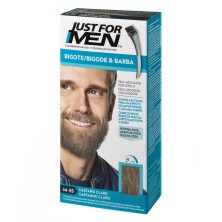 Just for men bigote y barba colorante en gel castaño claro Just For Men - 1