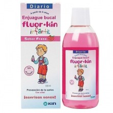 Fluorkin infantil enjuague fresa 500 ml Fluorkin - 1