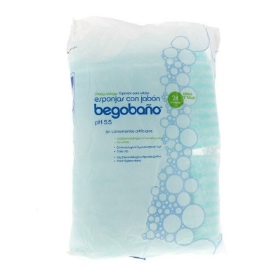 Begobaño esponja jabonosa 100 gr 24 uds Begobaño - 1