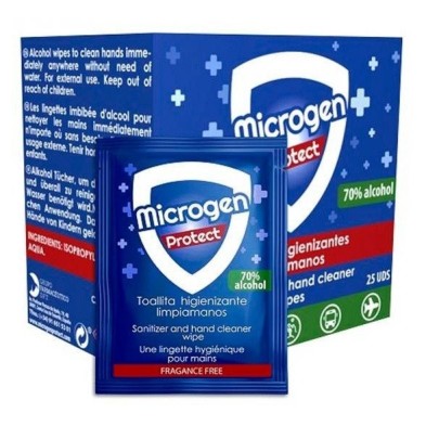 Microgen toallitas desinfectantes 25u. Microgen - 1