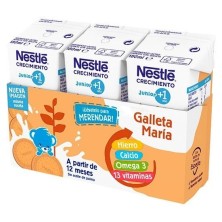 Nestlé junior crec.1 + gall. maria 3x180ml Nestlé - 1