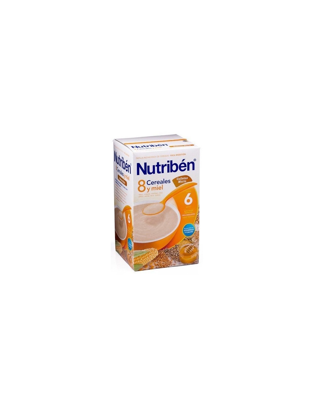 Nutriben 8 cereales con un toque de miel galletas 600 gr