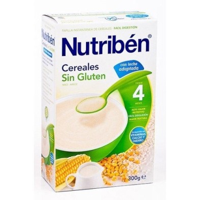 Nutribén cereales sin gulten y con leche adaptada 300gr Nutriben - 1