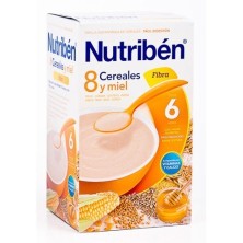 Nutribén 8 cereales y miel fibra 600gr Nutriben - 1