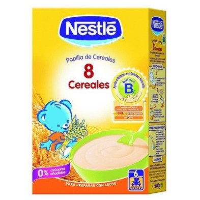 Nestlé papilla 8 cereales con bifidus 900g Nestlé - 1