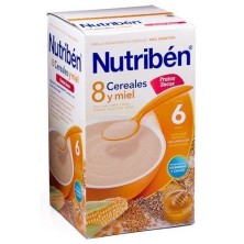 Nutribén 8 cereales y miel frutos secos 600gr Nutriben - 1