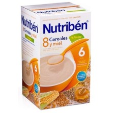 Nutribén 8 cereales/miel 4 frutas 600gr Nutriben - 1