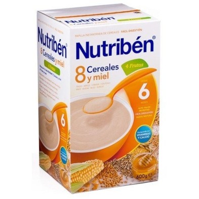 Nutribén 8 cereales/miel 4 frutas 600gr Nutriben - 1