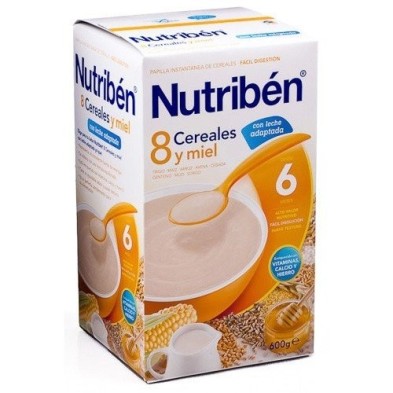 Nutribén 8 cereales miel con leche 600gr Nutriben - 1