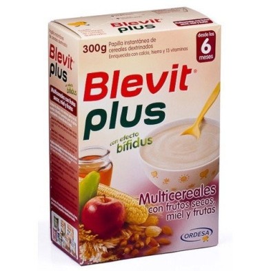 Blevit plus multicereales con frutos secos miel y frutas 300g Blevit - 1
