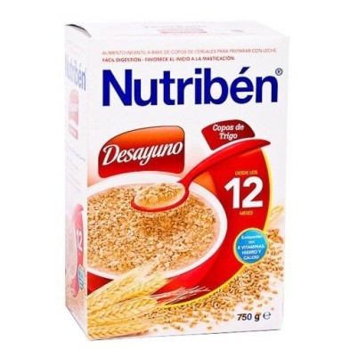 Nutribén desayuno copos trigo 750gr Nutriben - 1