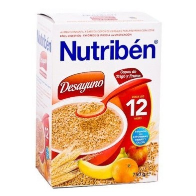 Nutribén desayuno copos trigo y fruta 750gr Nutriben - 1