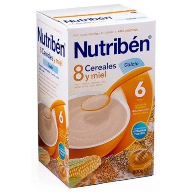 Nutribén 8 cereales y miel calcio 600gr Nutriben - 1