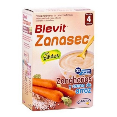 Blevit zanasec plus zanahorias y crema de arroz 300g Blevit - 1
