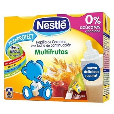 Nestlé papilla líquida multifrutas 2x250ml Nestlé - 1