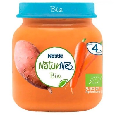 Nestlé naturnes bio zanahorias y boniato 125g Nestlé Naturnesbio - 1