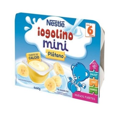 Nestle yogolino mini plátano 6x60g Nestlé Yogolino - 1