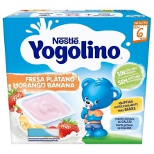 Nestlé yogolino fresa y platano 4 x 100g Nestlé Yogolino - 1