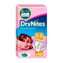 Drynites niña 3-5 años 10u Drynites - 1