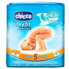 Chicco pañal dry fit junior 12-25 kg