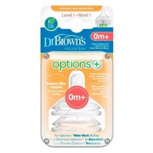 Dr brown´s tetina options +0 meses 2uds Dr.Brown'S - 1