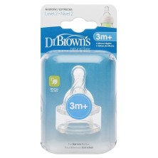Dr brown´s tetina options +3 meses 2 uds Dr.Brown'S - 1