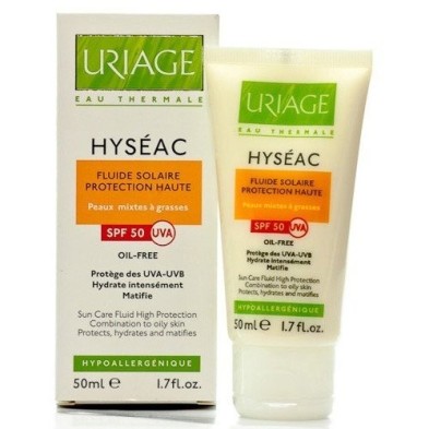 Hyseac fluido solar spf50 uriage 50ml Uriage - 1