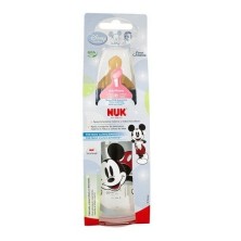 Nuk pack biberon mickey + mouse-tetina latex boca ancha 300ml Nuk - 1