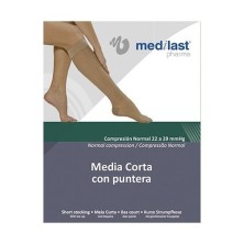 Medilast media corta cn puntera negro xl Medilast - 1