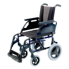 Sunrise medical silla ruedas premium 12' sólida 43cm azul Sunrise Medical - 1