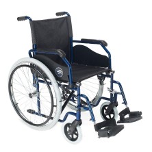 Breezy 90 silla de ruedas 24" maciza ancho 45cm azul Sunrise Medical - 1