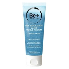 Be+ gel exfoliante suave doble acción 75ml