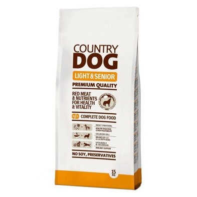 comprar Country Country dog food light & senior 15kg
