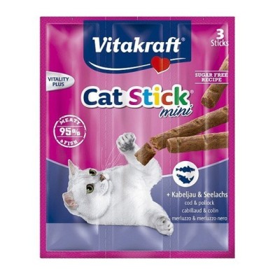 Vitakraft Cat stick mini,bacalao & atun 18g 3 u Vitakraft - 1