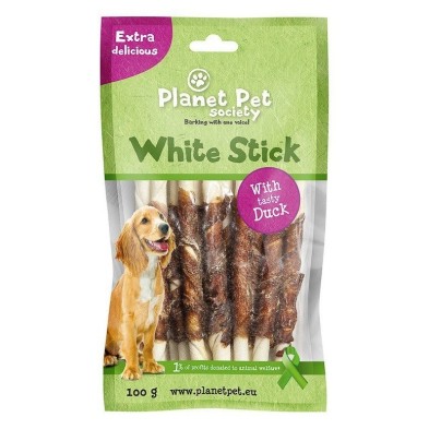 Planet Pet Pps white stick with duck 13cm, 11 pcs, Planet Pet - 1