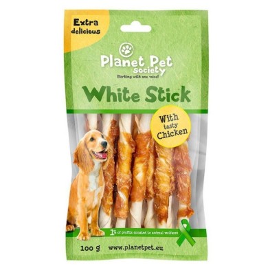 Planet Pet Pps white stick with chicken 13cm, 11 p Planet Pet - 1