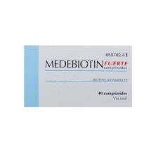 Medebiotin Fuerte 5mg 40 Comprimidos Strefen - 1