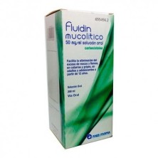 Fluidin Mucolítico 50mg/ml Solución Oral 200ml Faes Farma - 1